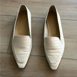 Aeyde croc leather flats size women’s 6